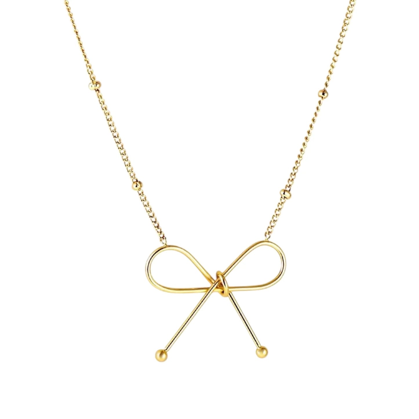 Sweetheart Bow Necklace