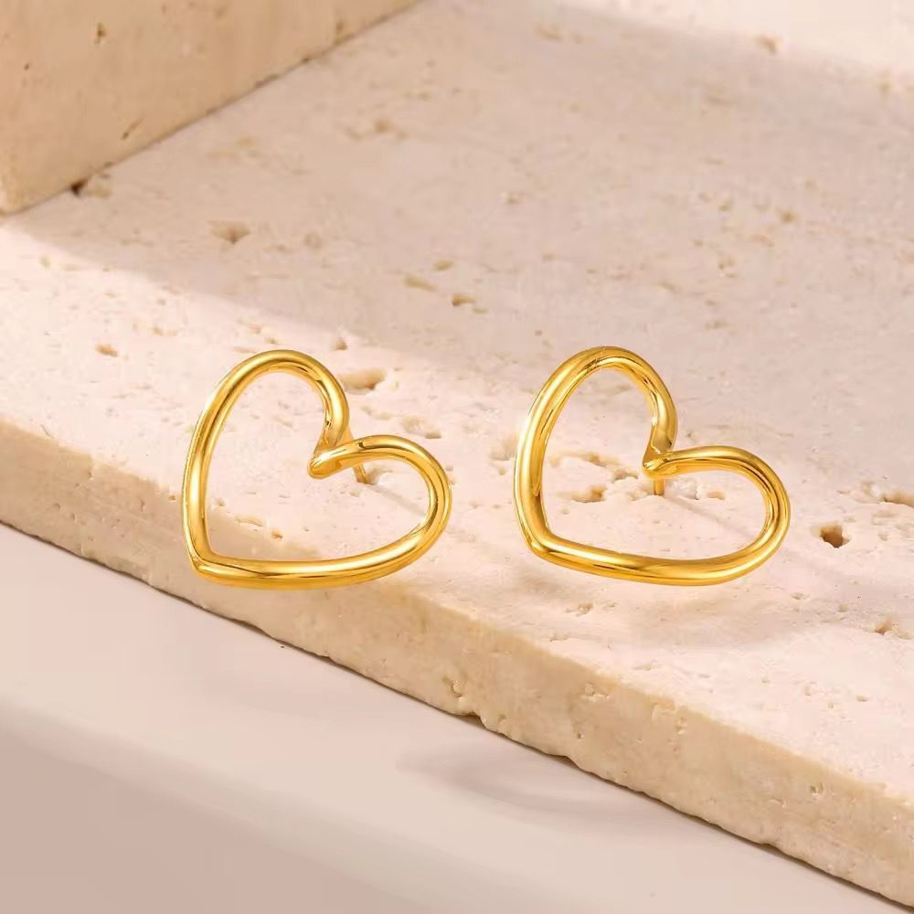 Open Heart Earring