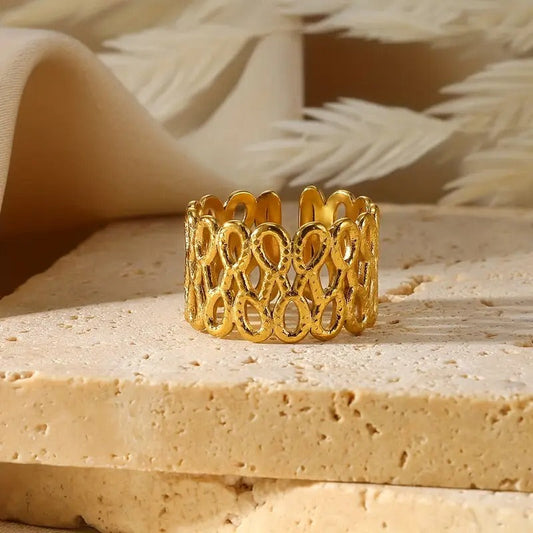 Bellflower Adjustable Ring