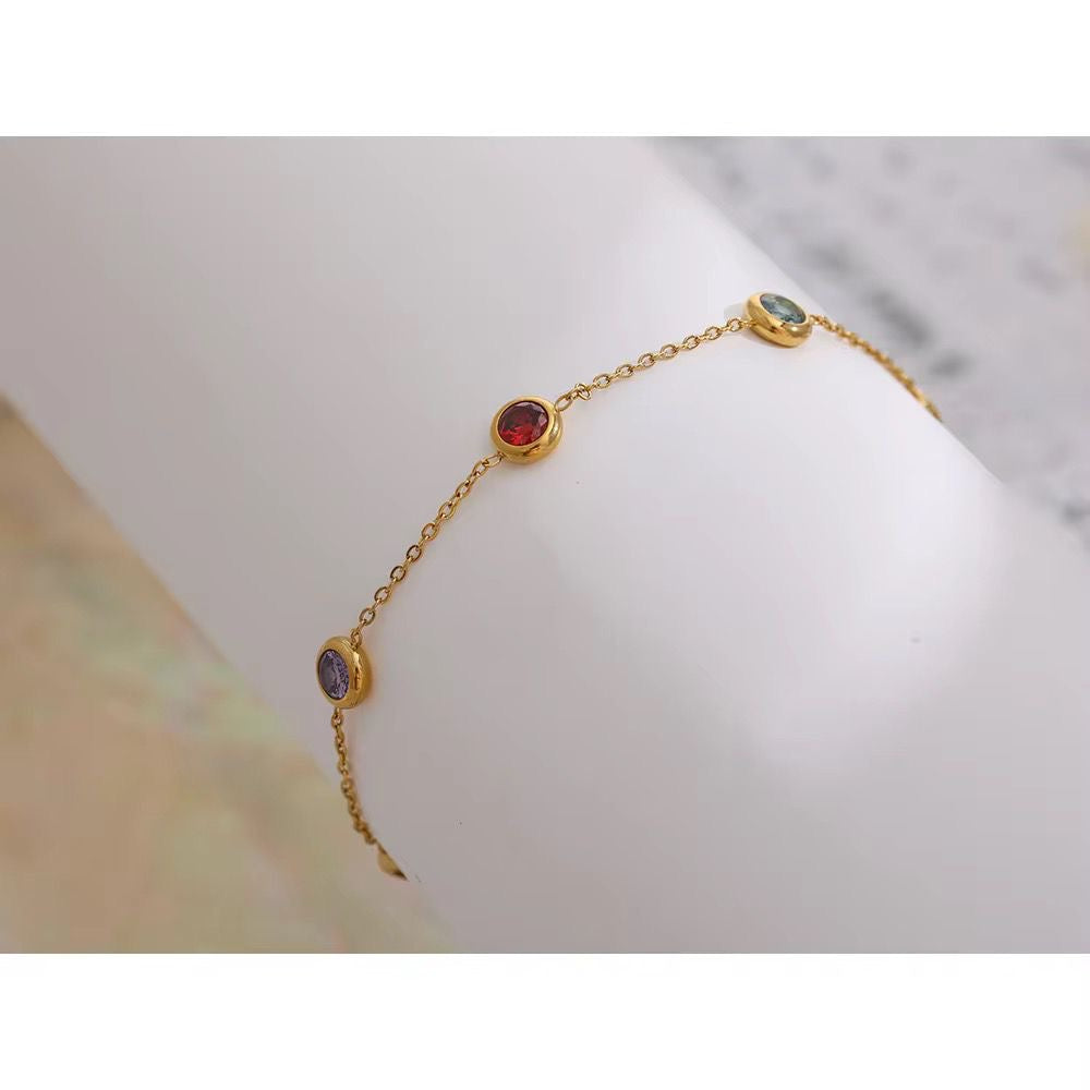 Rainbow Crystal Bracelet