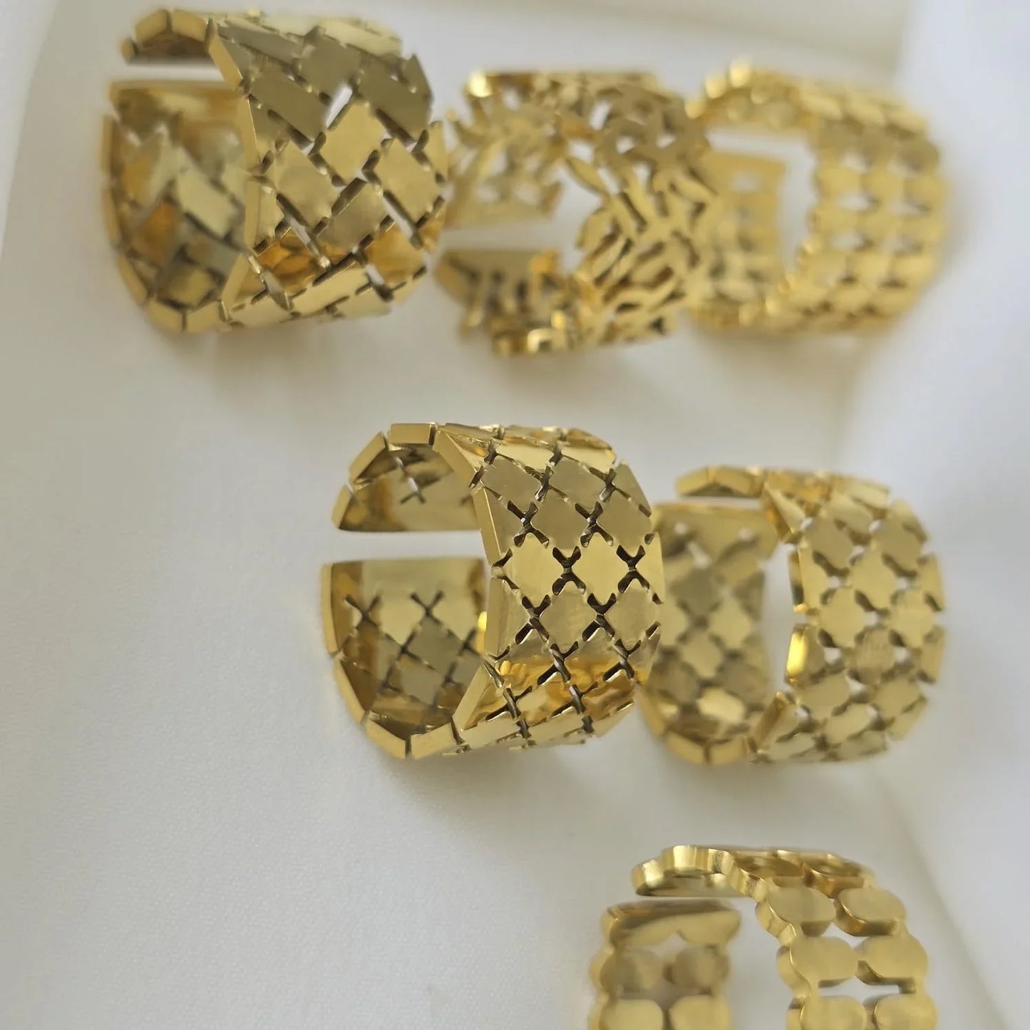 Sparkle Bangle & Ring Set (Adjustable Ring)