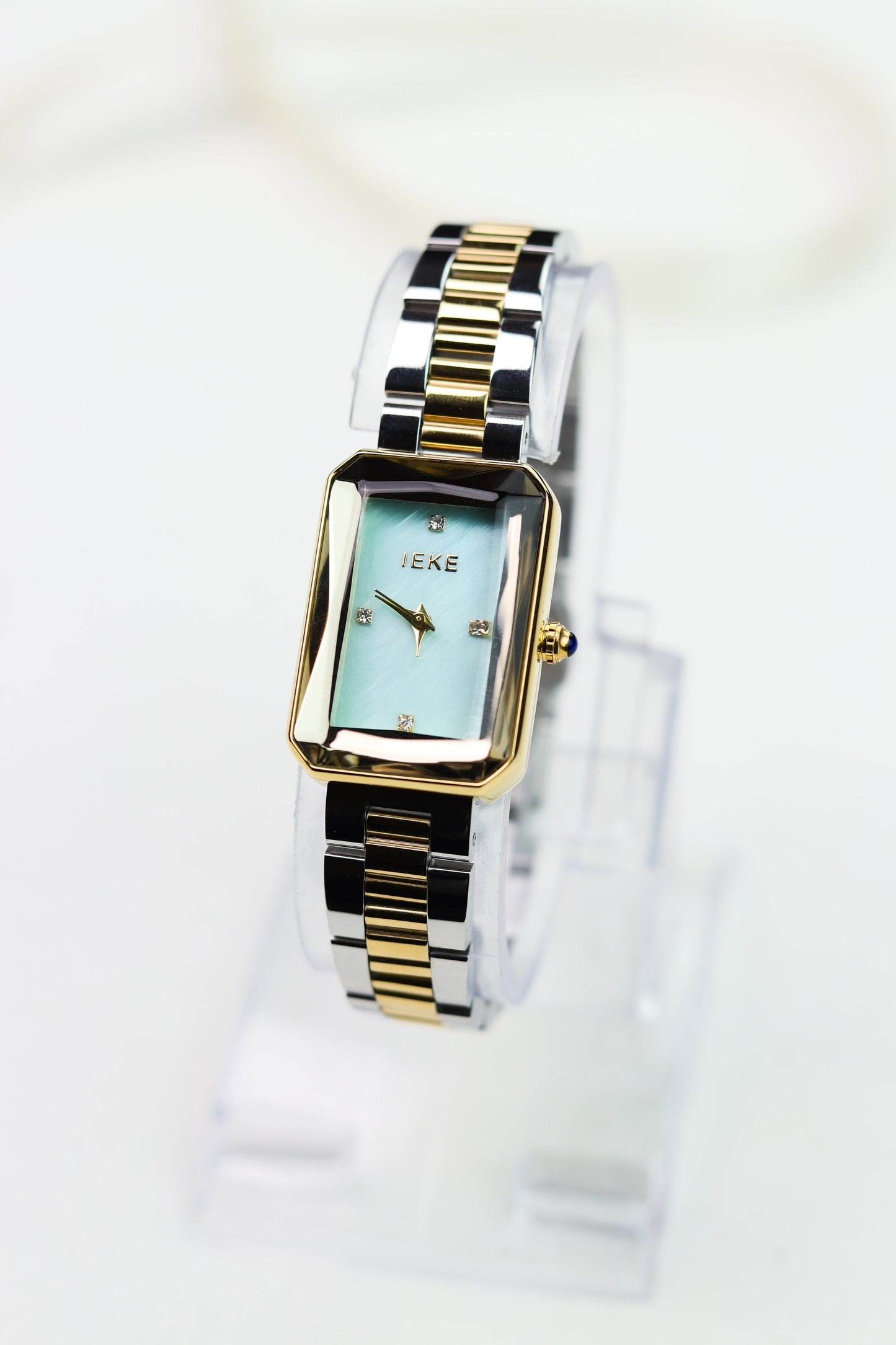 IEKI Stellar Rectangle Two-Tone Women Watch