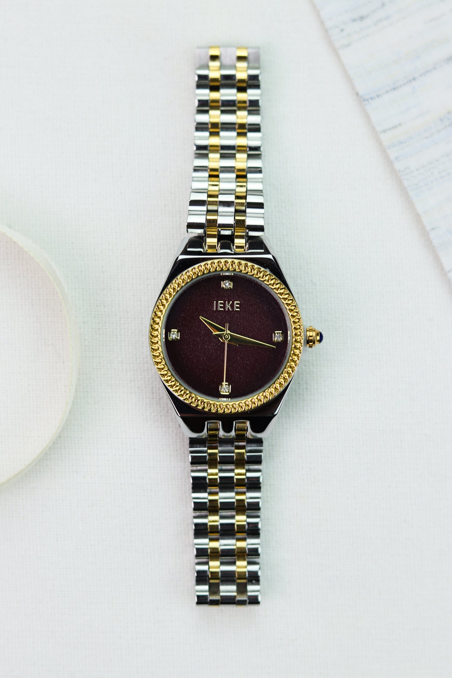 IEKI Royal Maroon Women Watch