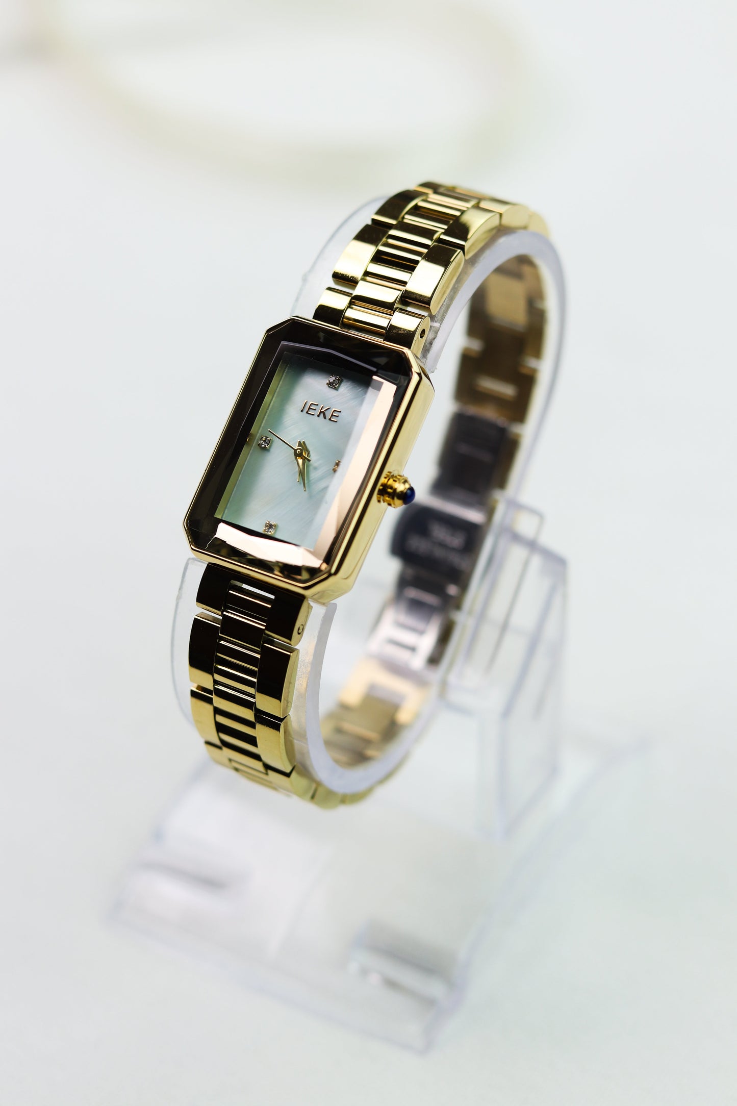 IEKI Stellar Rectangle Skyblue Women Watch