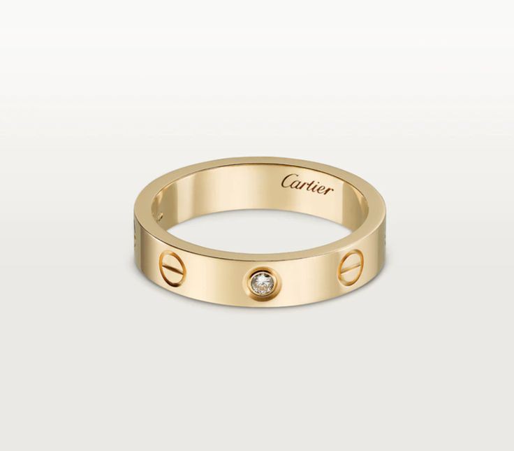 Stainless steel C Stone Ring