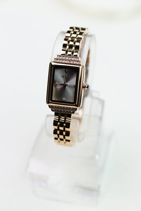 IEKI Marquise Black Dial Women Watch