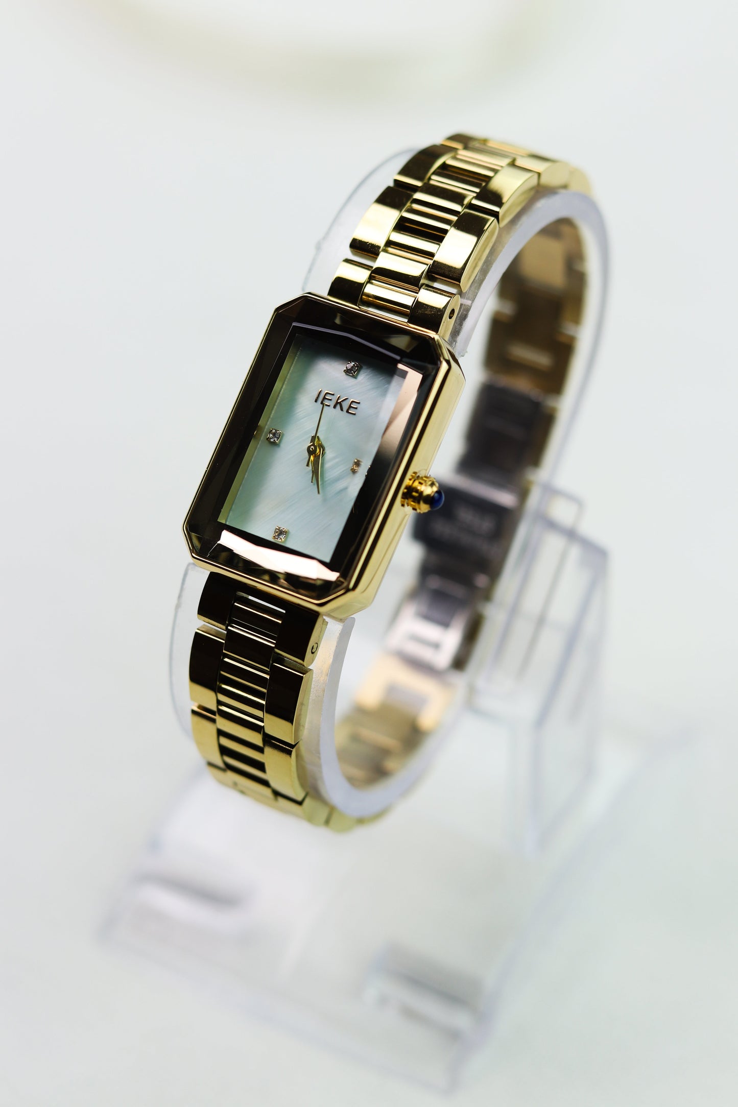 IEKI Stellar Rectangle Skyblue Women Watch