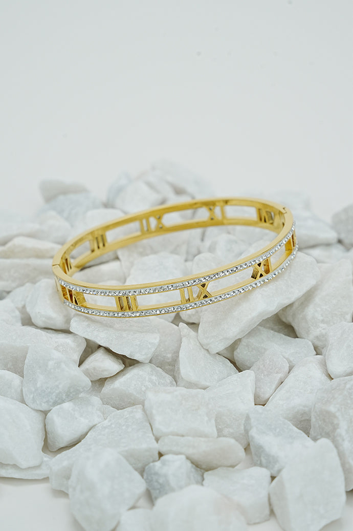 Roman Rhinestone Bangle