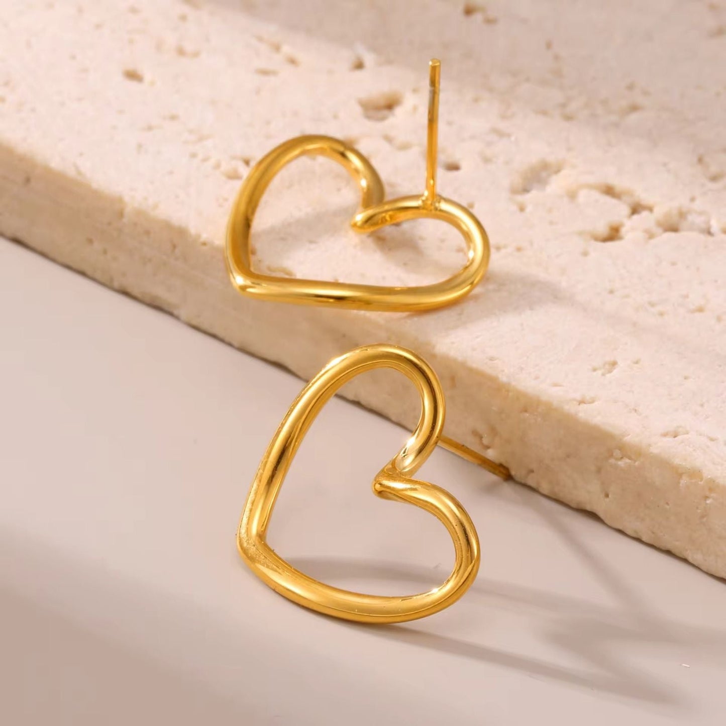 Open Heart Earring