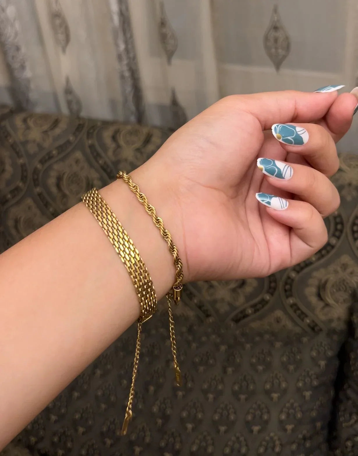 Milas Twisted Bracelet And Rowena Bracelet Stack