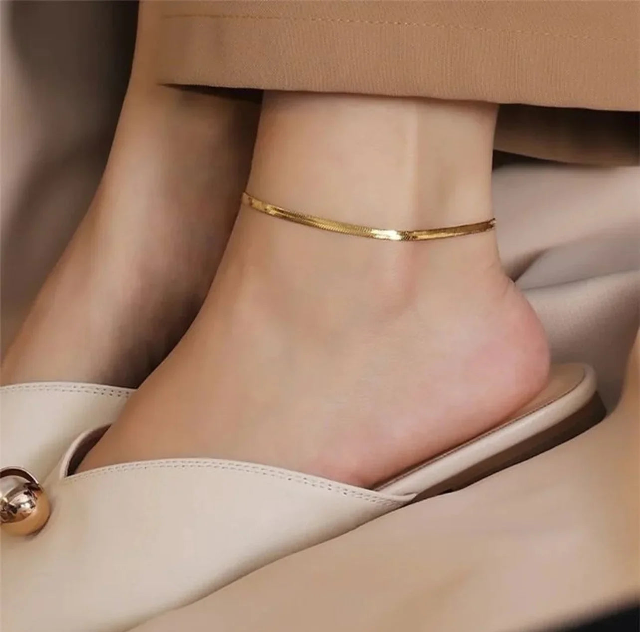 Snake Anklet + Bracelet Pack Of Two With Box Packaging