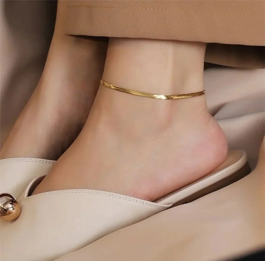 Snake Anklet + Bracelet Pack Of Two With Box Packaging