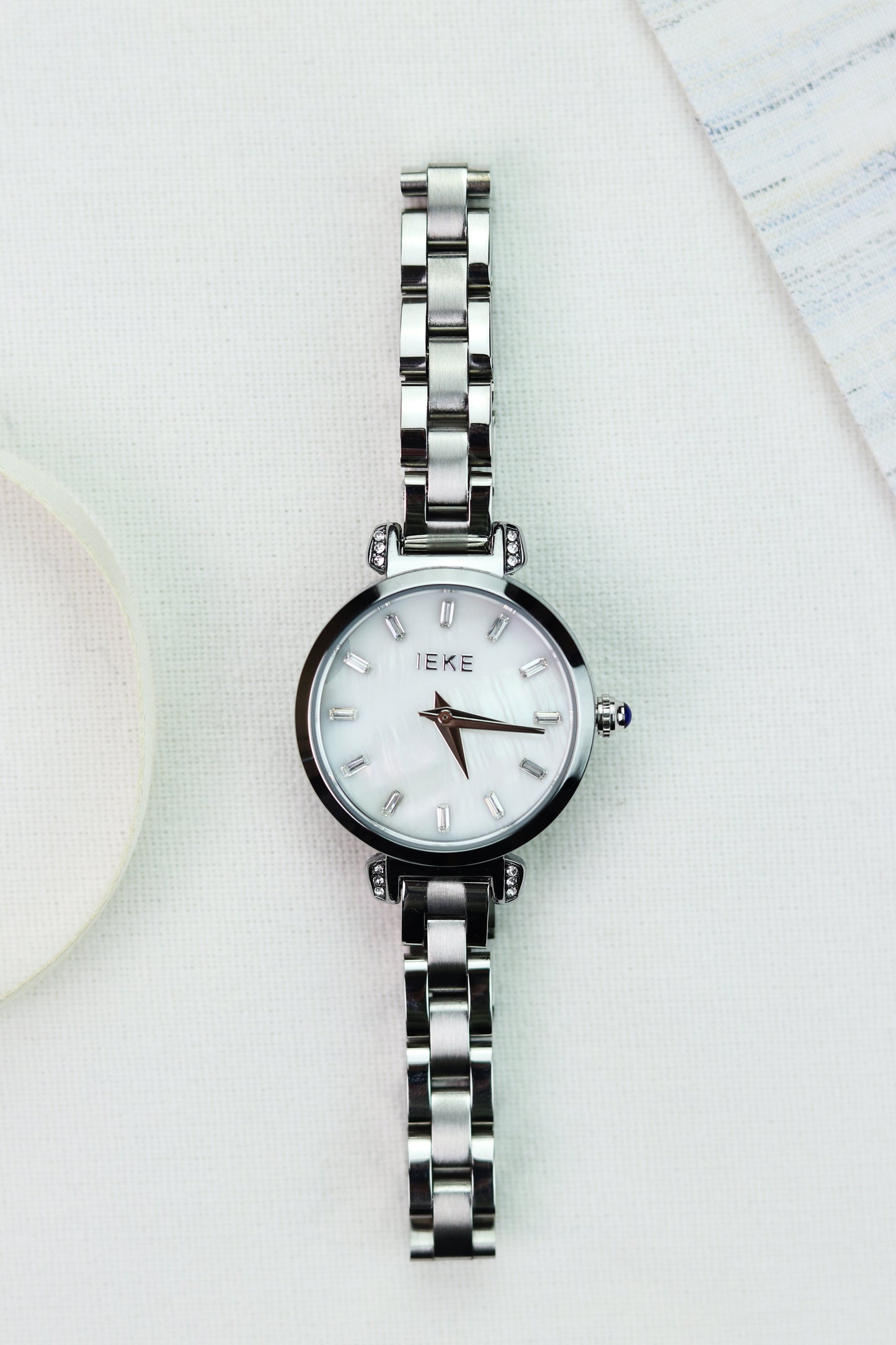 IEKI Silver Serenity Women Watch