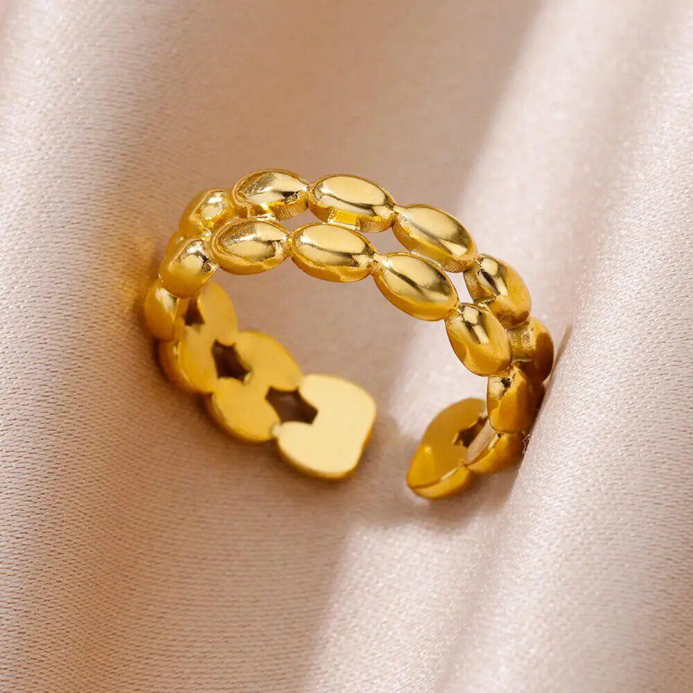 Oval Bead Ring
