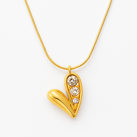 Aurora Heart Necklace