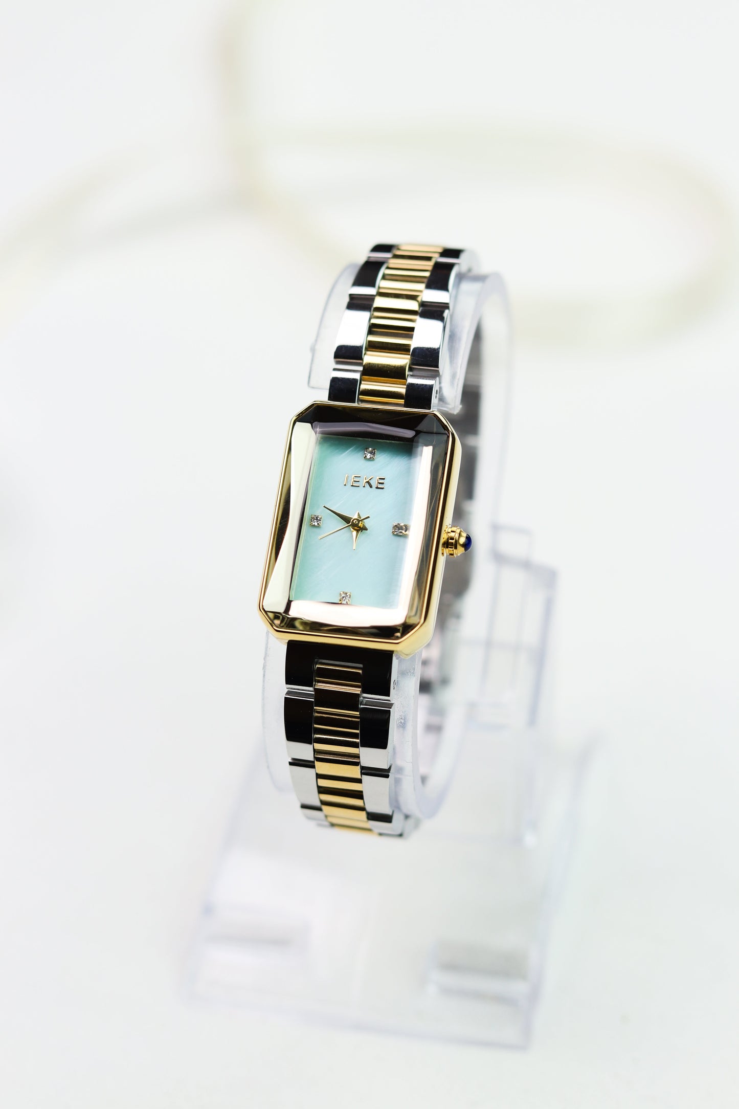 IEKI Stellar Rectangle Two-Tone Women Watch