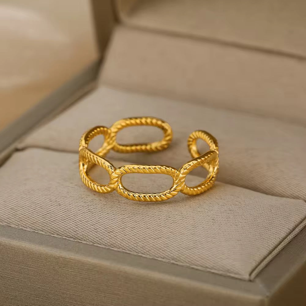 Minimalist Rope Ring (Adjustable)