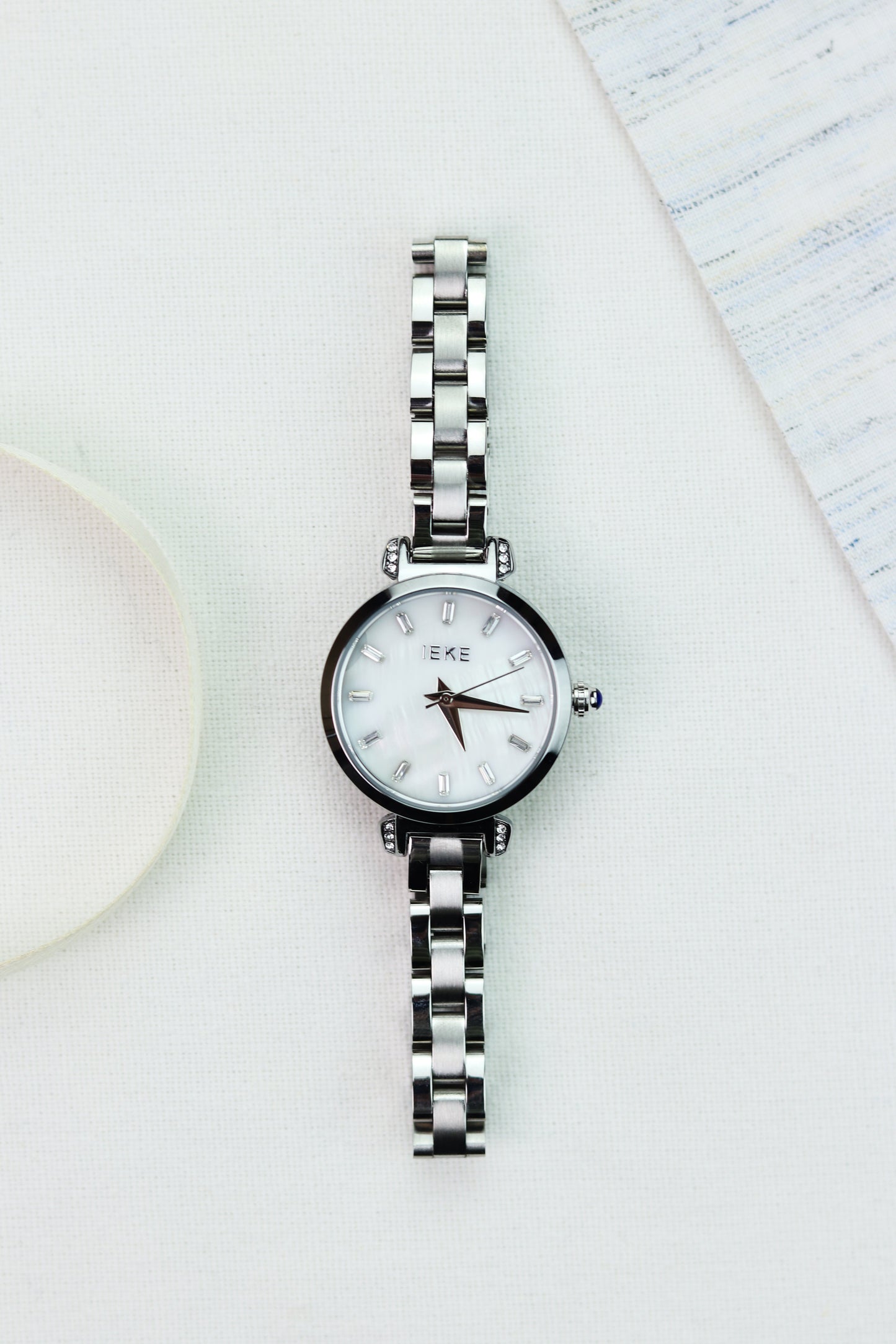 IEKI Silver Serenity Women Watch