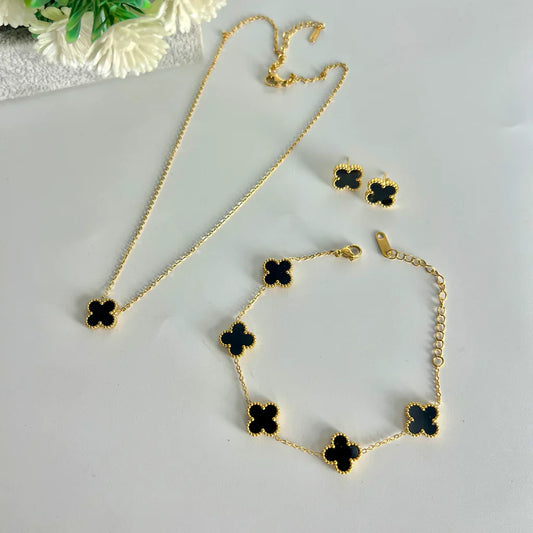 Clover Jewellery Set