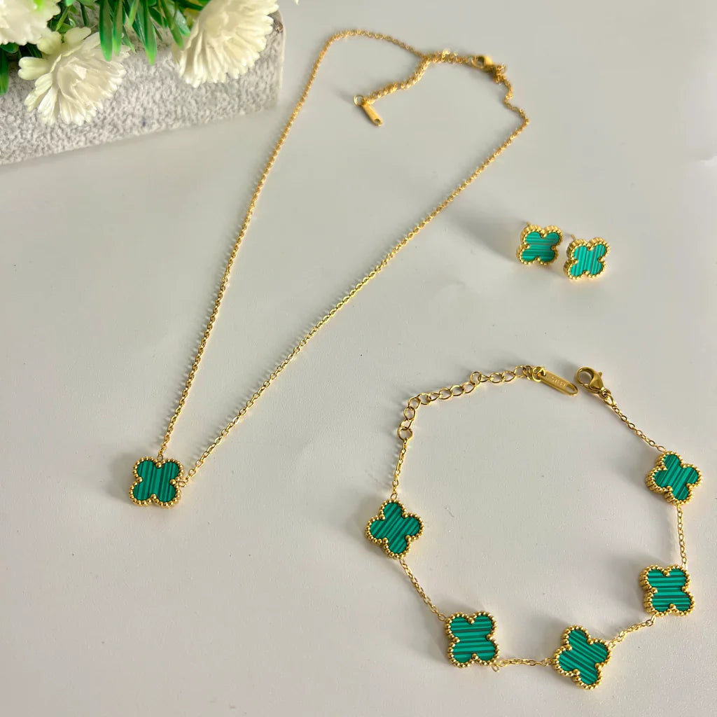 Clover Jewellery Set