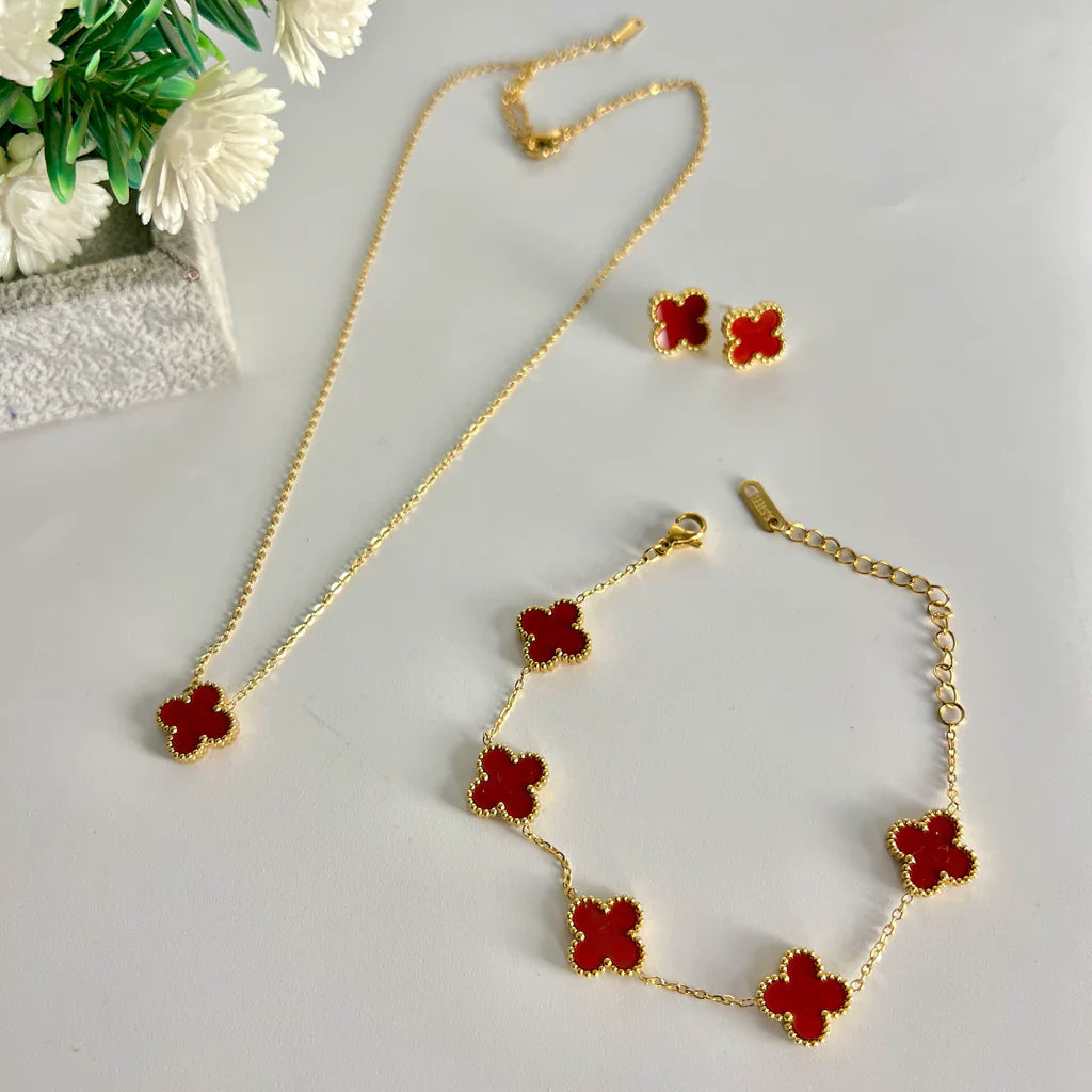 Clover Jewellery Set