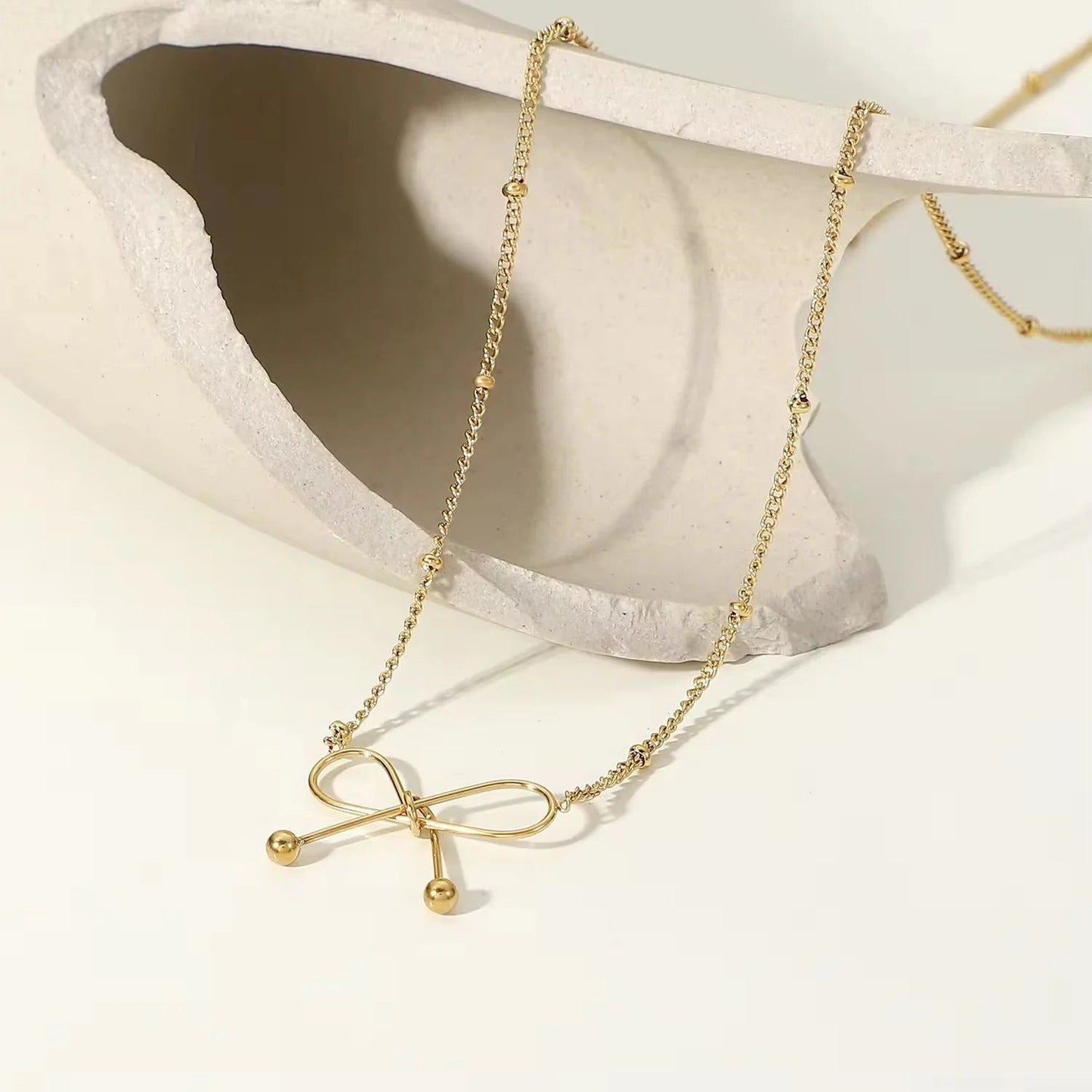 Sweetheart Bow Necklace