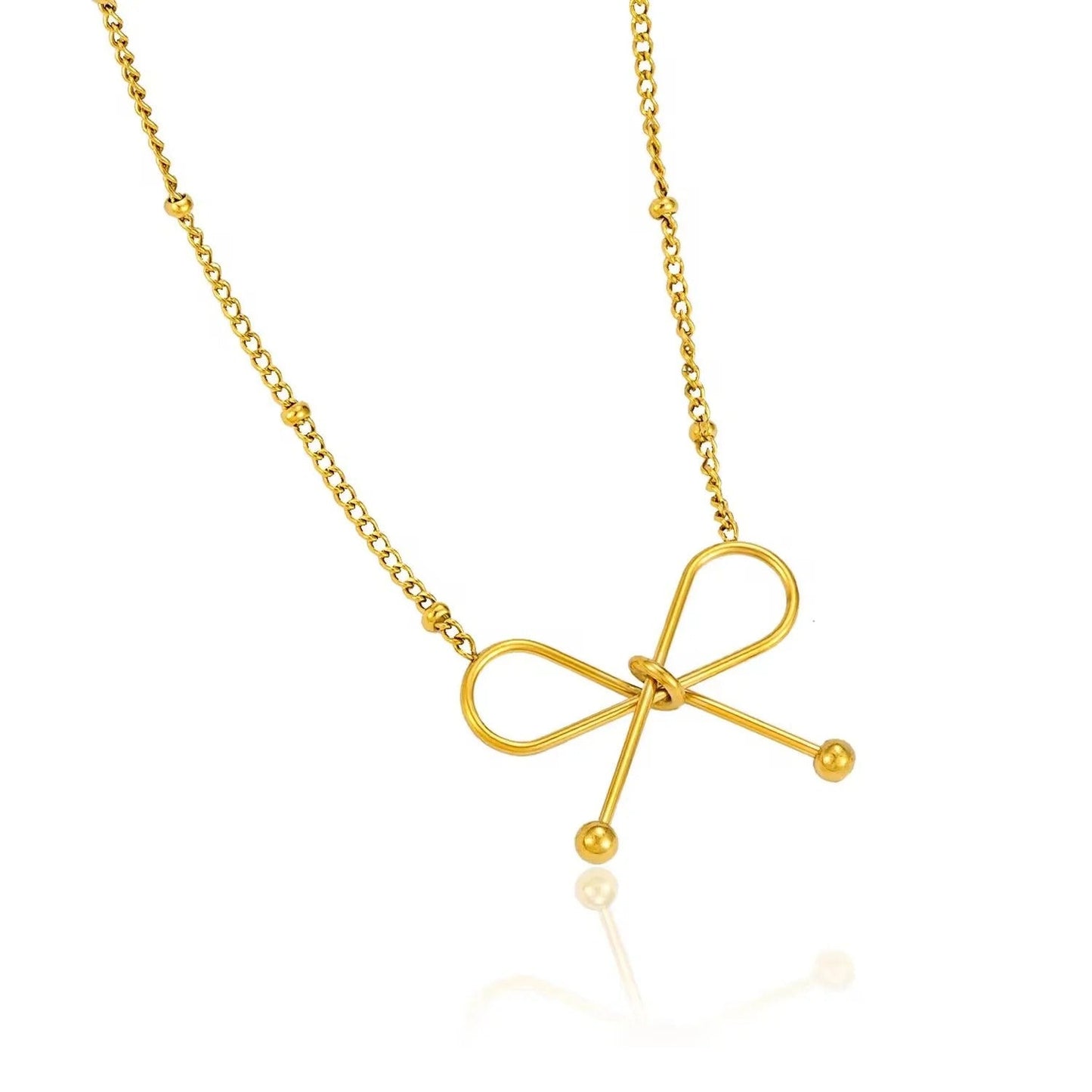 Sweetheart Bow Necklace