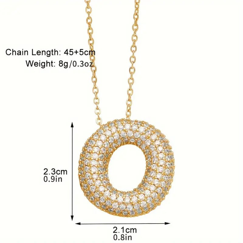 Viral Bubble Letter Necklace