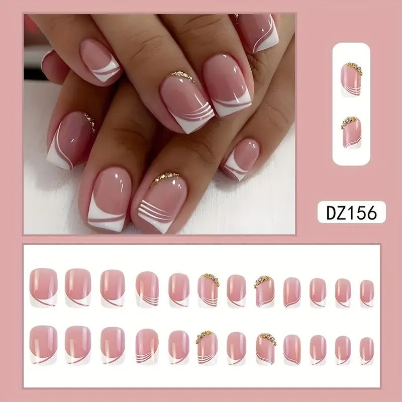 Glam French Nails